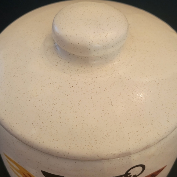 Vintage Mid Century 1950s WEST BEND USA Pottery STONEWARE. Crock or Bean Pot. - Picture 3 of 7